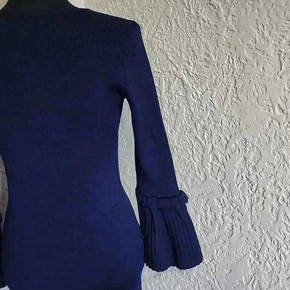 NINA LEONARD LONG SLEEVE DRESS - Picture 4 of 7